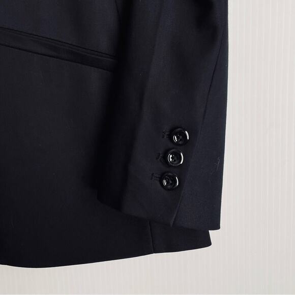 🆕 Chico’s City Chic black blazer size 0 polka dot lining NWT - Picture 7 of 10